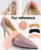 8 Pack Anti-Slip Heel Grips Liner Insert Self-Adhesive Shoe Pads for Loose Shoes Foot Care Protector - Beige