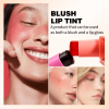 PSC004-002N   Rouge and blush face makeup, natural three-dimensional contouring, long-lasting matte lip and cheek color, water-resistant, sweat-proof
