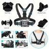 Chest Strap Cell Phone Holder,  Adjustable Cell Phone Chest Strap Holder, Outdoor Riding Chest Strap Holder, First View Shooting Accessory For Skiing