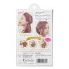 LUCKY TRENDY - Cute Hairpin Set (Pink And Gold Combination) 999825 1pc