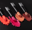 PSJ301-028   12 colors shiny matte lipstick Carved pearlescent glitter lipstick  2pc mixed sales Matte velvet lip lipstick makeup Velvet matte texture